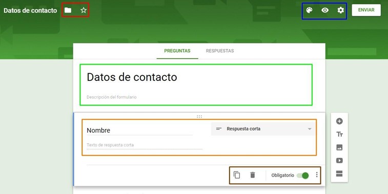 Comenzar a crear el formulario Comenzar a crear el formulario