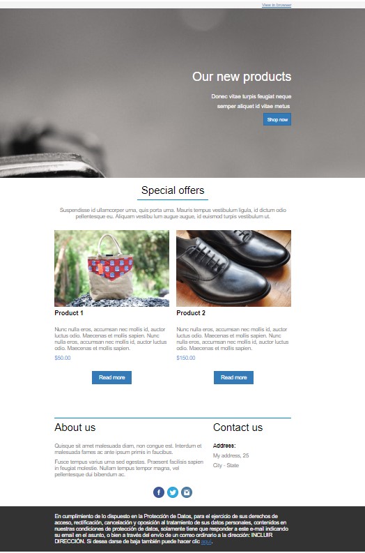 plantilla email nuevo producto plantilla email nuevo producto