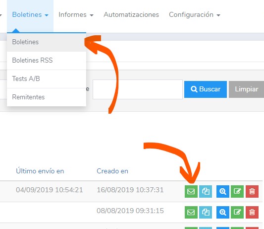 Enviar el mailing masivo