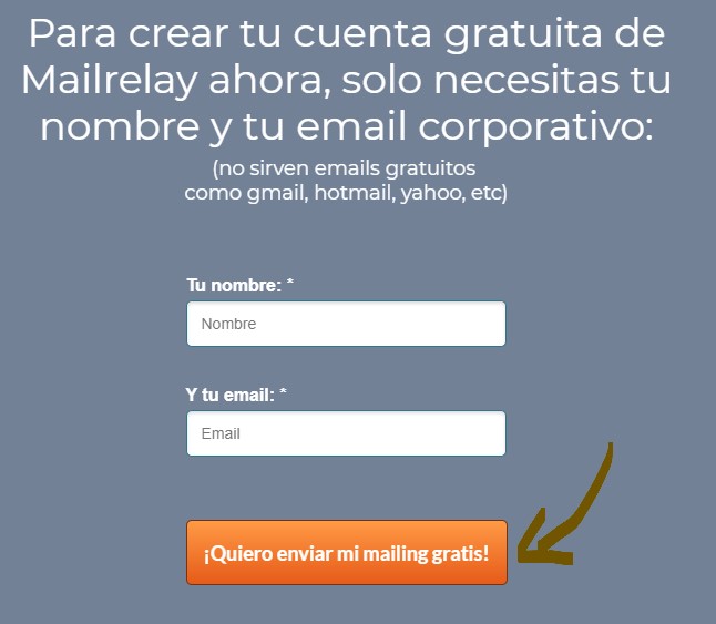hacer mailing masivo gratis