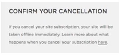 Squarespace confirm cancellation Squarespace confirm cancellation