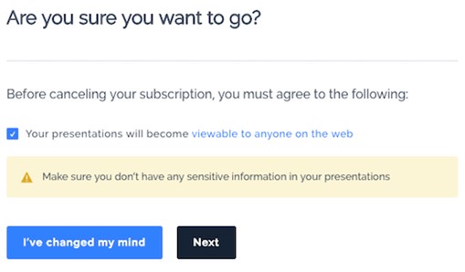 prezi account cancellation prezi account cancellation