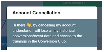 proof account cancellation proof account cancellation