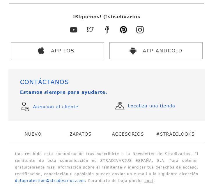 stradivarius email bienvenida stradivarius email bienvenida