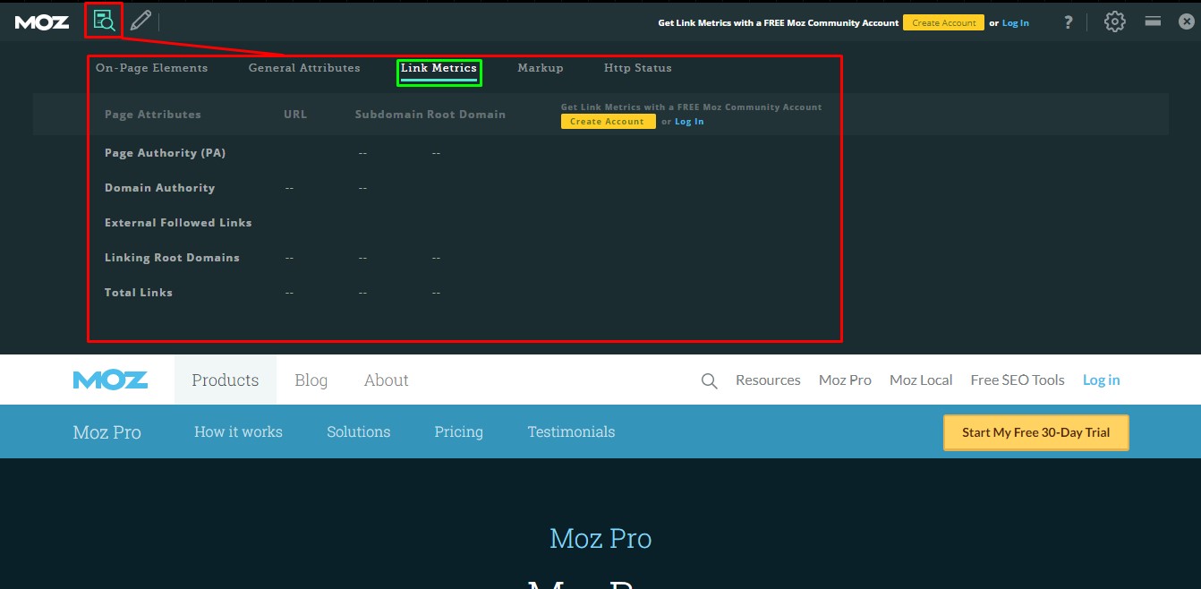 ¿Cómo usar la barra de Moz para medir mi Domain Authority? ¿Cómo usar la barra de Moz para medir mi Domain Authority?