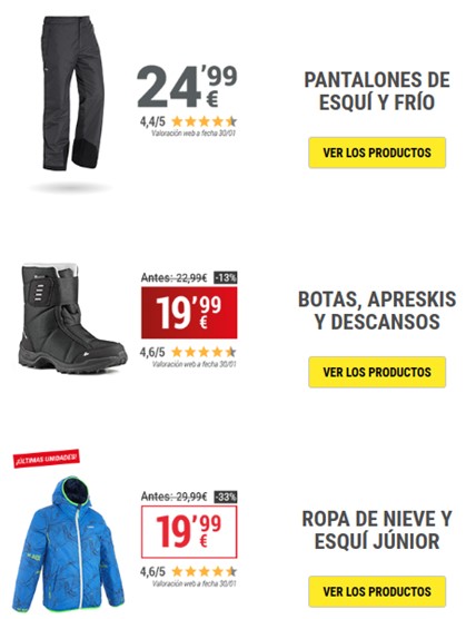 Captura de email marketing de Amazon