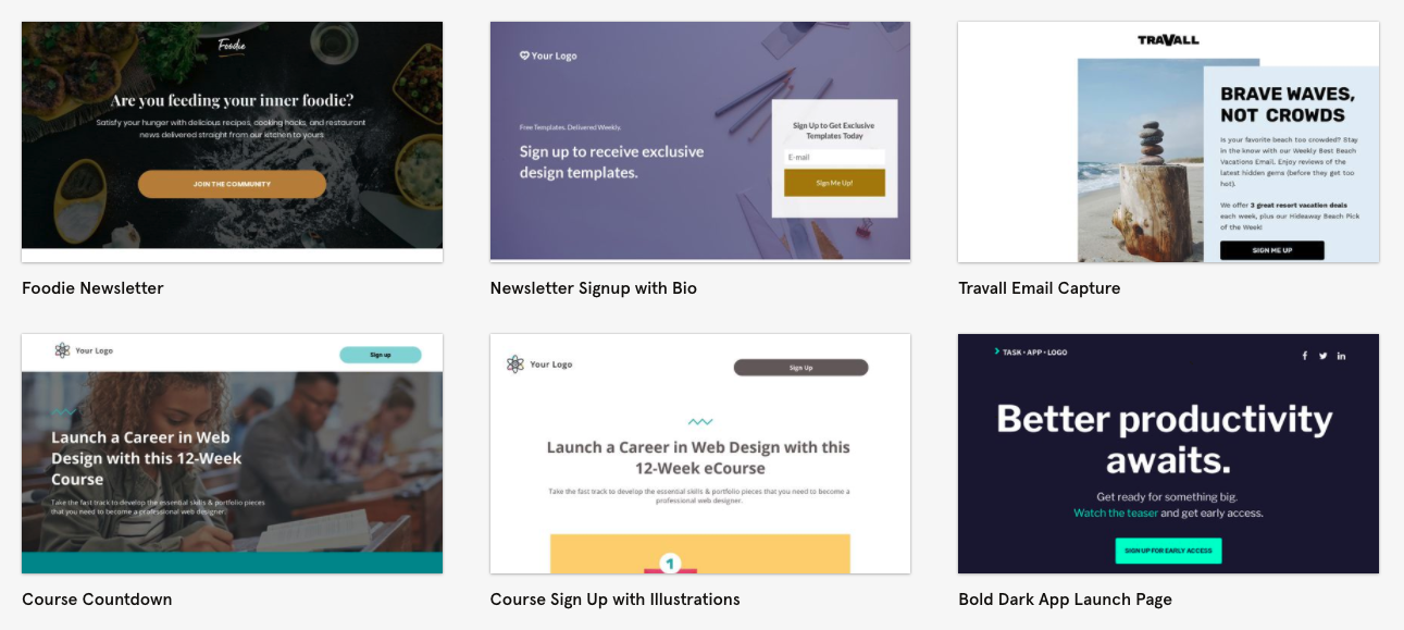 LeadPages: herramientas de email marketing