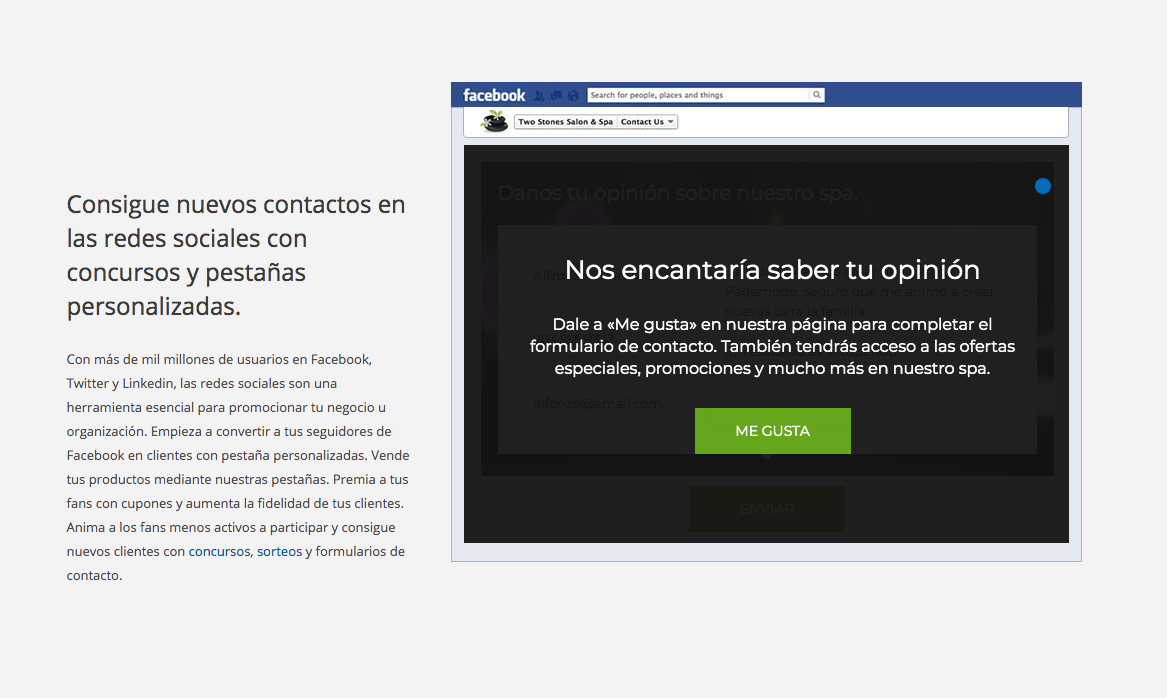 Pagemodo: herramienta de email marketing