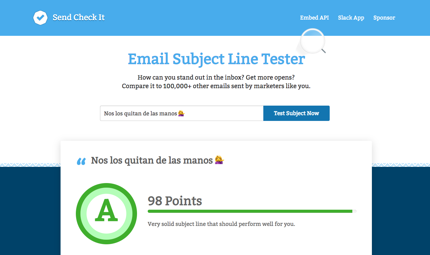 Send Check It: herramienta de email marketing