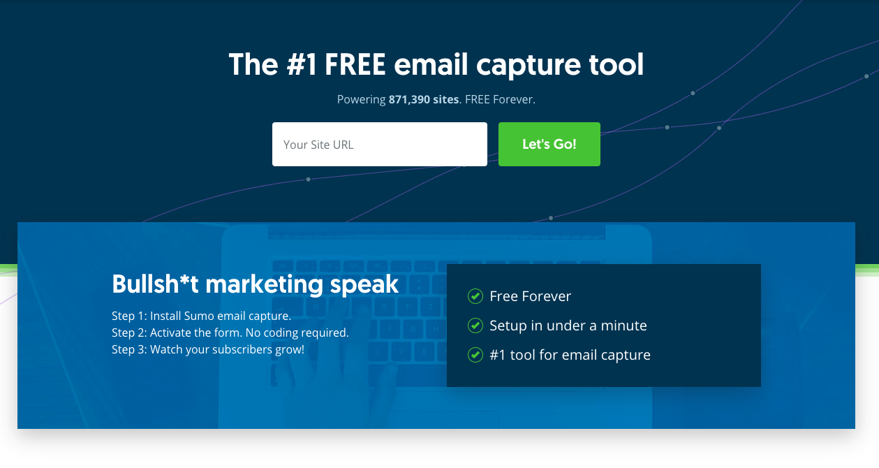 SumoMe: herramienta de email marketing