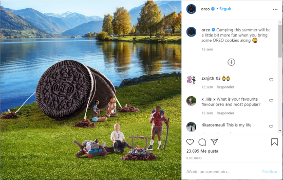 imágenes creativas Oreo