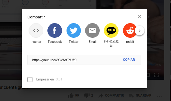 compartir vídeo compartir vídeo