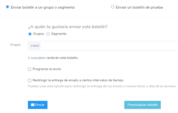 enviar mailing gratis
