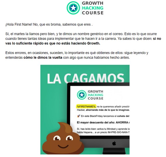 Ejemplo de campaña promocional de GHC Ejemplo de campaña promocional de GHC