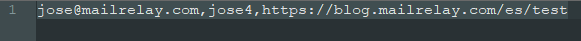 Importar contactos mediante el API