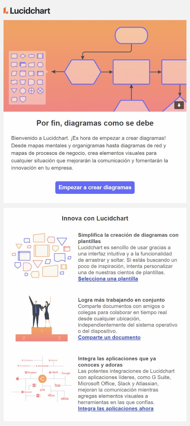 Lucidchart: confirma el registro y expón tu propuesta