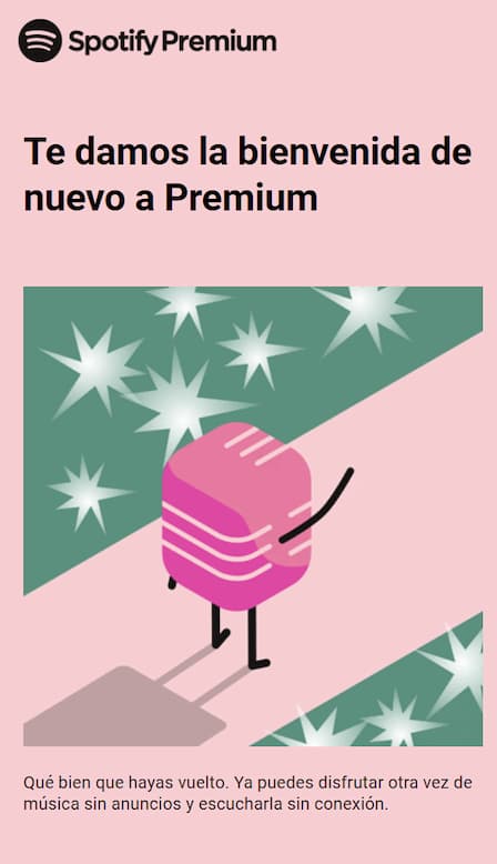 Spotify: qué bien que hayas vuelto