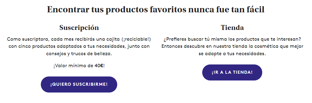 ejemplo de birchbox